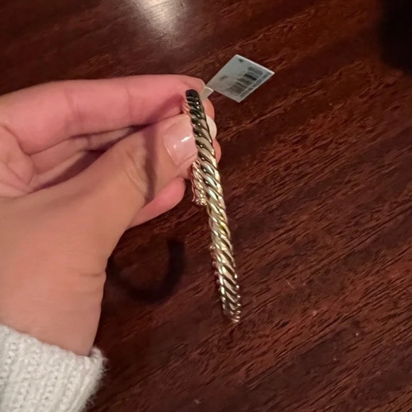 David Yurman Men’s 18k Yellow Gold Cuff Bracelet - Picture 3 of 8